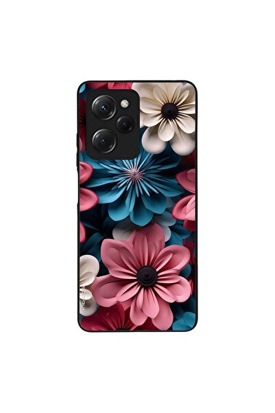OEM Θήκη Sonique 3D Flower Series για Xiaomi Poco X5 Pro 5G Ροζ 01