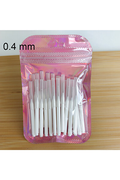 Choice W 0.4MM 30pcs I Shape Interdental Brush 0.6-1.5mm Brush Picks Orthodon...