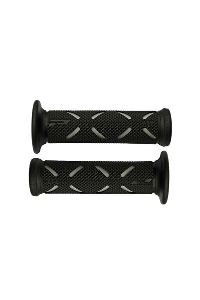 Choice Titanium 22MM Universal Motorcycle Handlebar Motorbike Grips Rubber Mo...