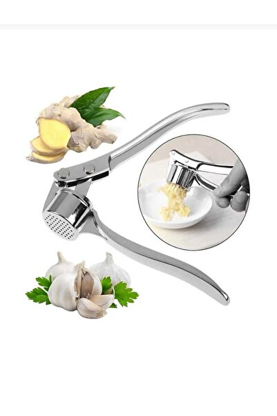 ASEL PLAST Garlic Crusher Round Shape Stainless Steel Practical Universal Kit...