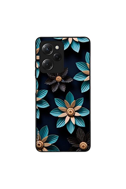 OEM Θήκη Sonique 3D Flower Series για Xiaomi Poco X5 Pro 5G Γαλάζιο