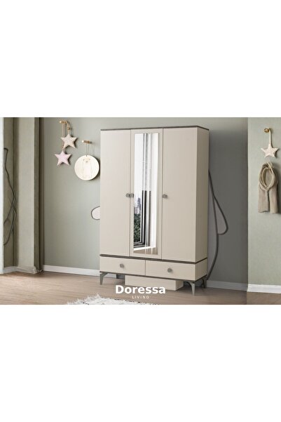 Doressa Living Tones 3 Kapılı Gardırop