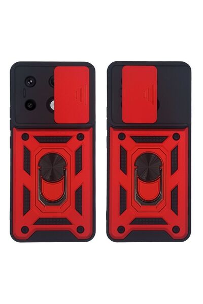 OEM Θήκη Ring Armor CamPro Sonique για Xiaomi Redmi Note 13 Pro 4G / Poco M6 ...