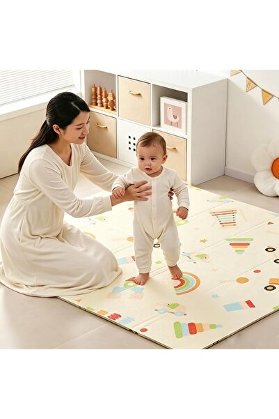 InnoVista Children's Play Mat 180X200X1Cm, Foldable Foam Play Mat, Reversible...