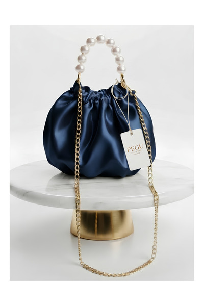 pegu baby collection Royale Series Pearl Handle and Chain Strap Pull-Strap Ro...