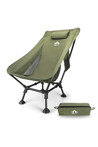 Nightcat Night Cat YZ-02 Alüminyum Yüksek Konforlu Ultralight Kamp Sandalyesi...