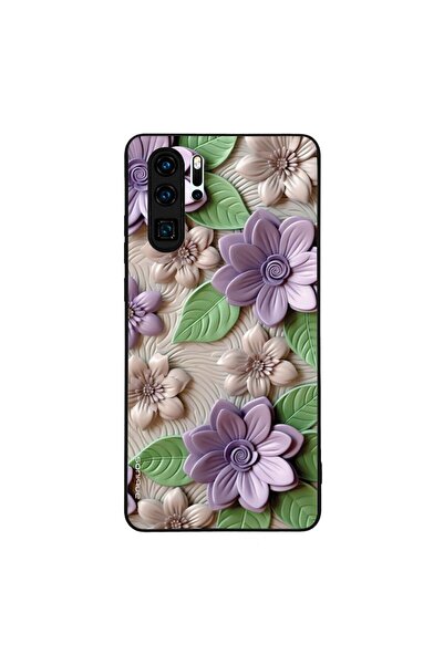 OEM Θήκη Sonique 3D Flower Series για Huawei P30 Pro Βιολετί