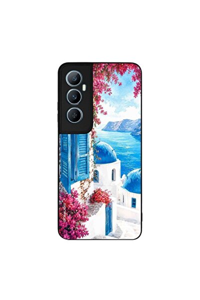 OEM Θήκη Sonique Greek Island Muse Series για Realme C65 4G Σαντορινό Γαλάζιο
