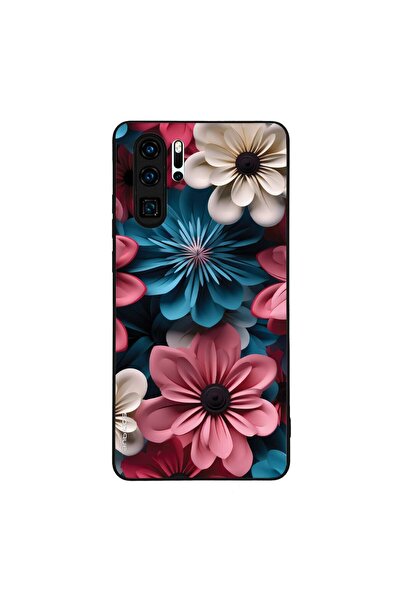 OEM Θήκη Sonique 3D Flower Series για Huawei P30 Pro Ροζ 01