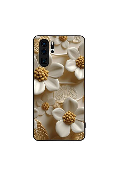 OEM Θήκη Sonique 3D Flower Series για Huawei P30 Pro Λευκό