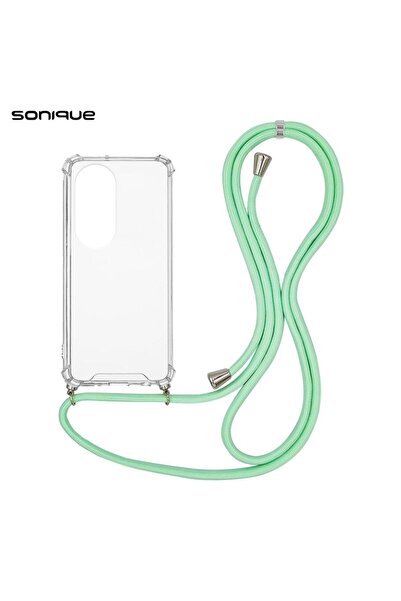 OEM Θήκη Σιλικόνης με Κορδόνι Sonique Armor Clear Huawei P50 Pro Βεραμάν