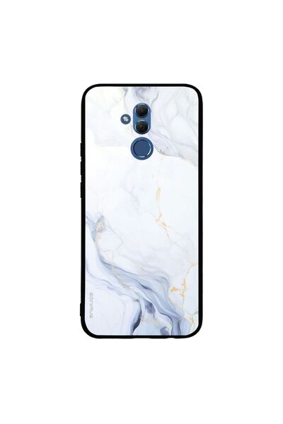 OEM Θήκη Sonique Marble Series για Huawei Mate 20 Lite Λευκό 02