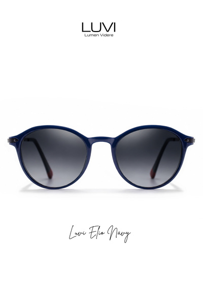 Lumen Videre Luvi Elio Navy Uv400 Sunglasses – Choose Your Favorite Lens