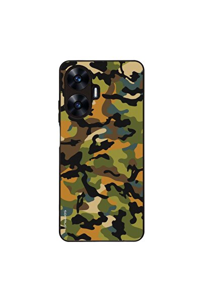OEM Θήκη Sonique Camouflage Army Series για Realme C55 Πράσινο 01