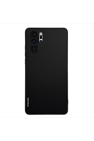 OEM Θήκη Sonique Carbon Series για Huawei P30 Pro Μαύρο