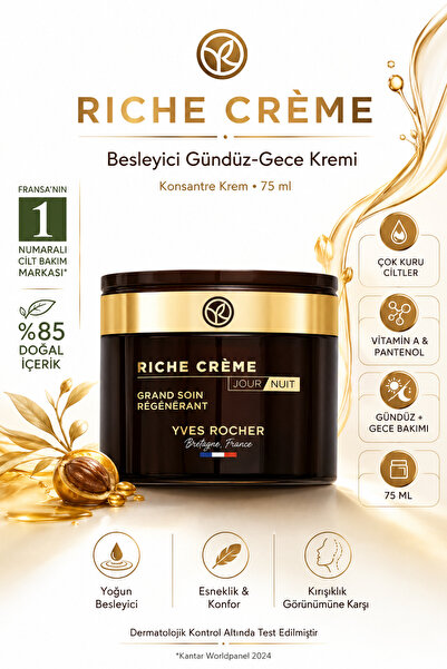 Yves Rocher Yaşlanma Karşıtı Konsantre Krem 75 ml - 30 Değerli Yağ Ve Vitamin...