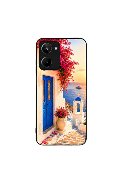 OEM Θήκη Sonique Greek Island Muse Series για Realme 10 4G Ηλιοβασίλεμα Σαντο...