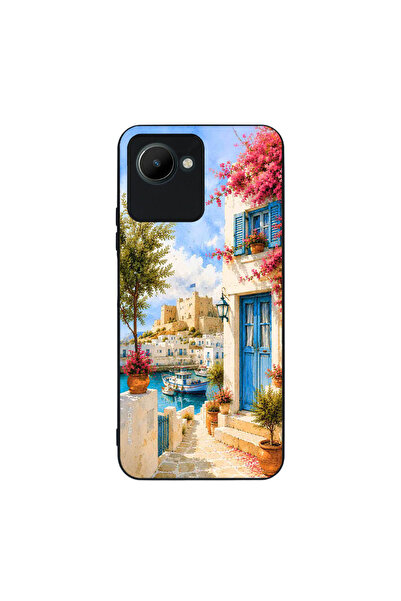 OEM Θήκη Sonique Greek Island Muse Series για Realme C30 Ροδίτικο Λιμάνι