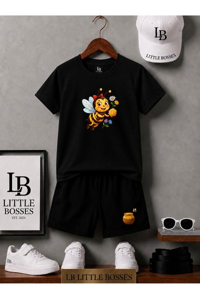 LB little bosses Summer Shorts T-Shirt Unisex (Honey Bee)