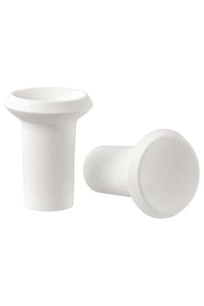 IKEA Round Cabinet Knob, Plastic, White, 21 mm (Pack of 2)