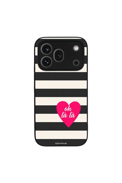 OEM Θήκη Sonique Stripe Stories Series για Honor 600 Pro 5G Oh La La – Μαύρο