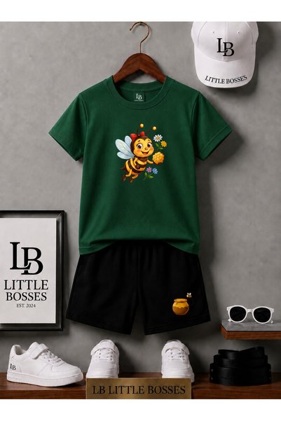LB little bosses Summer Shorts T-Shirt Unisex (Honey Bee)
