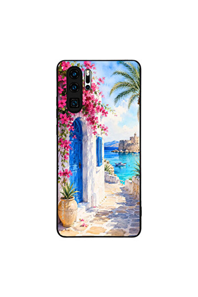 OEM Θήκη Sonique Greek Island Muse Series για Huawei P30 Pro Σοκάκι Ρόδου