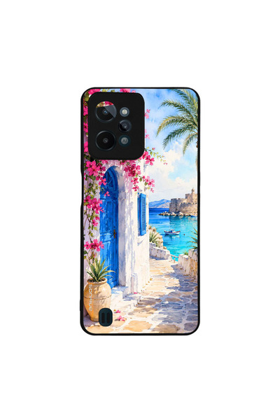OEM Θήκη Sonique Greek Island Muse Series για Realme C31 Σοκάκι Ρόδου