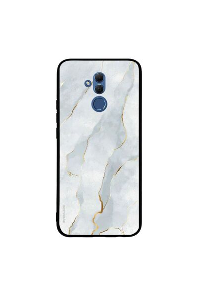 OEM Θήκη Sonique Marble Series για Huawei Mate 20 Lite Λευκό 01