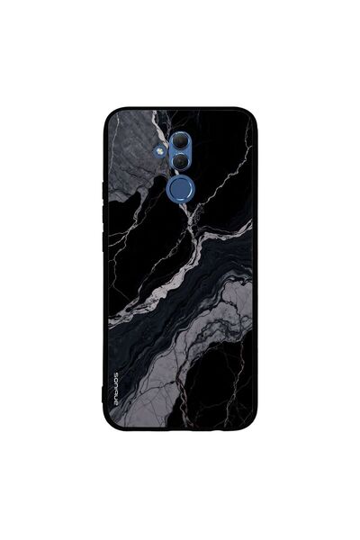 OEM Θήκη Sonique Marble Series για Huawei Mate 20 Lite Μαύρο 02