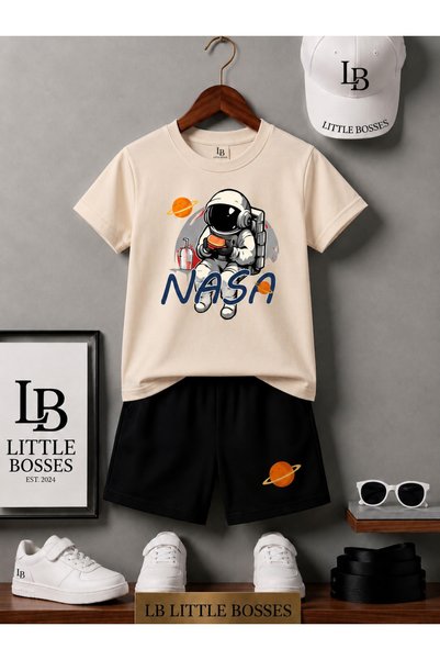 LB little bosses تي شيرت قصير (أسترونوت)