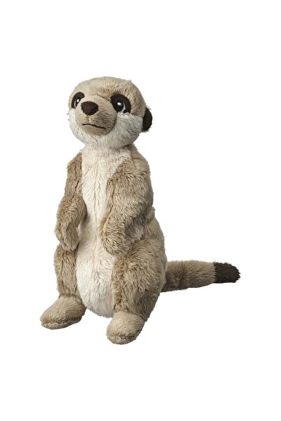 IKEA Meerkat Soft Toy, Beige, 20 cm - Cuddly Plush Animal