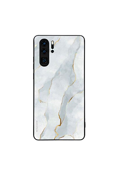 OEM Θήκη Sonique Marble Series για Huawei P30 Pro Λευκό 01