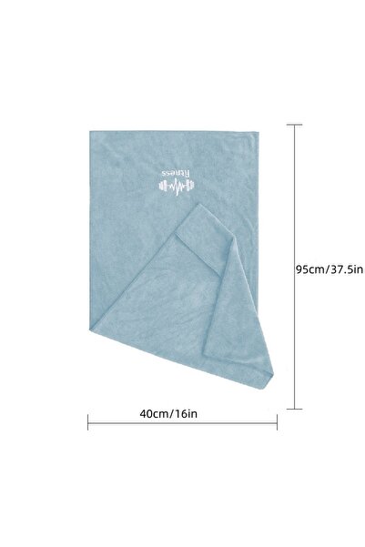 Choice 40x95cm Light blue Gym Towel Microfiber Sports Towel for Men and Women...