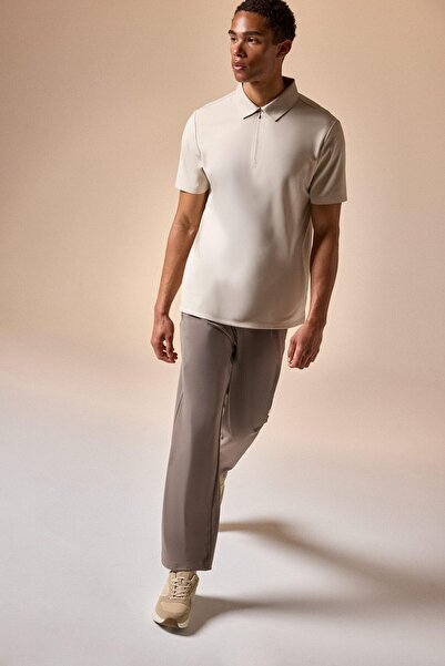DeFacto Straight Fit Beige Trousers H0848Ax26Sp