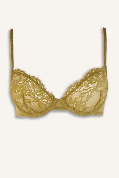 DeFacto Underwire Thin Strap Lace Non-Cup Bra I3883Ax26Au