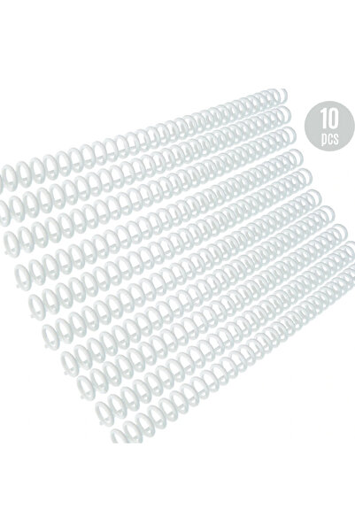 Choice4 10 PCS D KW-trio 10pcs Plastic 30-Hole Loose Leaf Binders Ring Bindin...