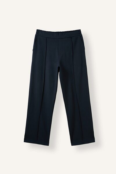DeFacto Relax Fit Elastic Waistband Front Stitched Straight Leg Sweatpants I2...