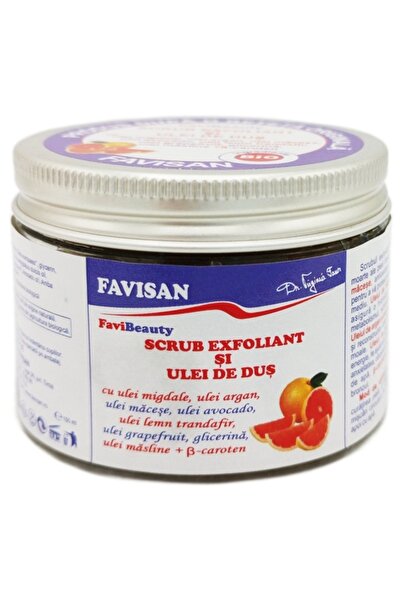 Favisan Scrub exfoliant & ulei dus FaviBeauty 150ml