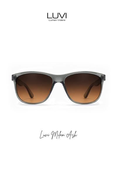 Lumen Videre Luvi Milan Ash Uv400 Sunglasses – Choose Your Favorite Lens