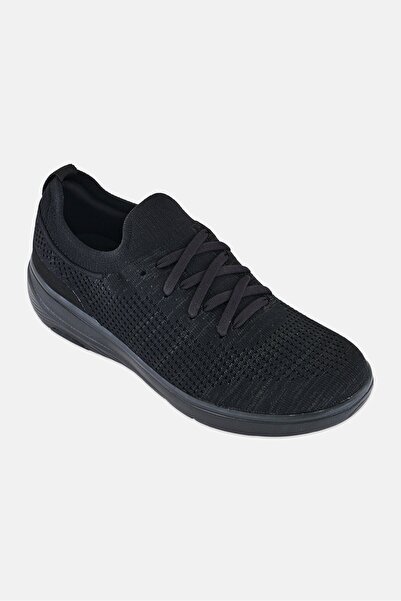 Fitflop Women Super-Q Knit Lace Up Casual Shoes, Black