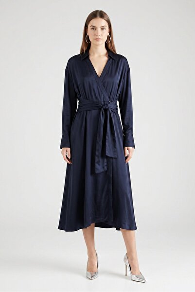 Hugo Boss Boss Women Solid Midi Dress, Dark Navy