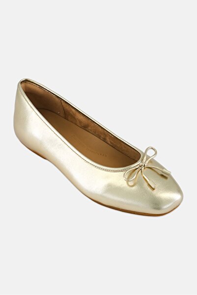 Fitflop Women Delicato Bow Slip On Flats, Gold