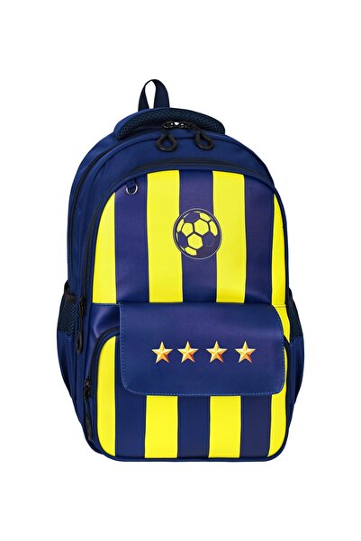 hediyeconcepti 3’lü Taraftar Desenli Erkek Çocuk Okul Çantası Seti Beslenme Çantası ve Kalemlik
