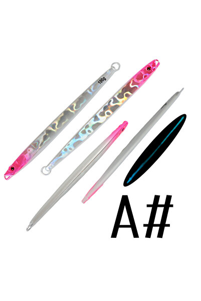 Choice8 100g COLOR A TOLU NEW Fast Sinking Metal Jig 100g150g180g200g250g300g...