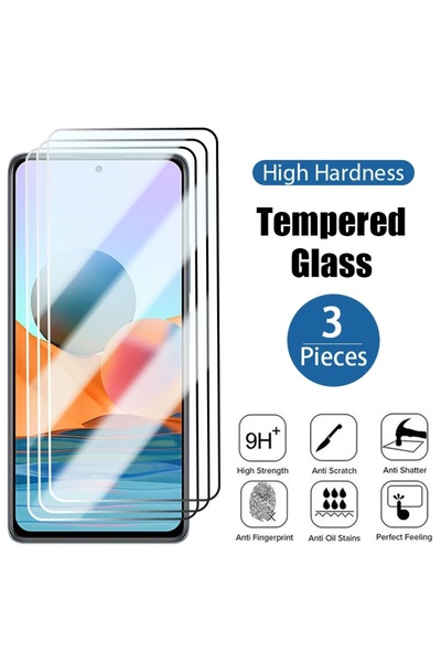 Choice21 Tempered Glass 3Pcs Xiaomi Mi A3 3Pcs Tempered Glass for Mi 10T Pro ...