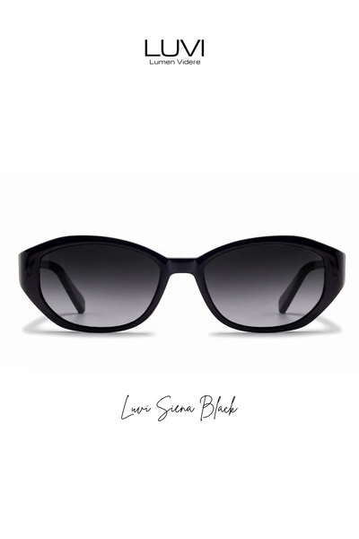 Lumen Videre Luvi Siena Black Uv400 Sunglasses – Choose Your Favorite Lens