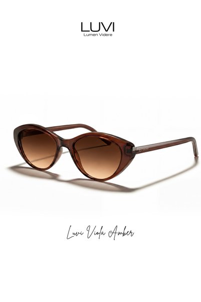 Lumen Videre Luvi Viola Amber Uv400 Sunglasses – Choose Your Favorite Lens