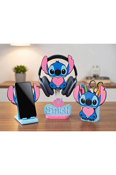 Mayex3d STITCH KALEMLİK SET MASA ÜSTÜ DÜZENLEYİ ORGANİZER
