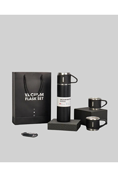 online kapsulavm avm alışveriş 500 ml Heat Protected Steel Thermos and Cup Se...
